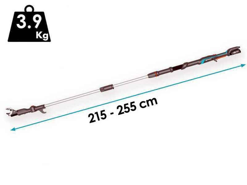 Gardena HighCut 250/18V Solo - coupe-branches d'&eacute;lagage - SANS BATTERIE NI CHARGEUR