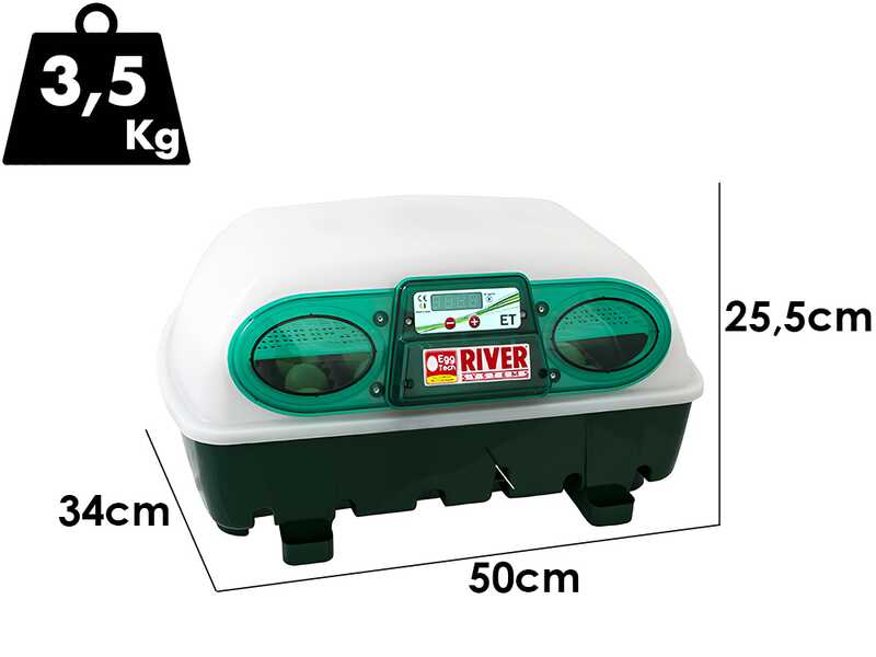 River Systems ET 24 - Couveuse &agrave; &oelig;ufs automatique - 24 &oelig;ufs