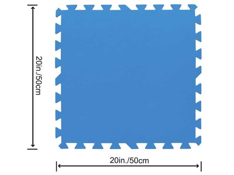 Dalle anti-d&eacute;rapante bleue 50x50 cm 9 pi&egrave;ces Betsway 58220