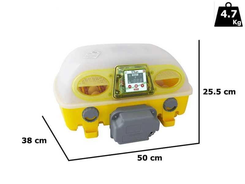 River Systems ET 24 SUPER BIOMASTER - Couveuse pour &oelig;ufs automatique - 24 &oelig;ufs