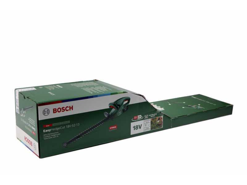 Bosch EasyHedgeCut 18-52-13 - Taille-haie &agrave; batterie 18V/2Ah - Lame 52 cm