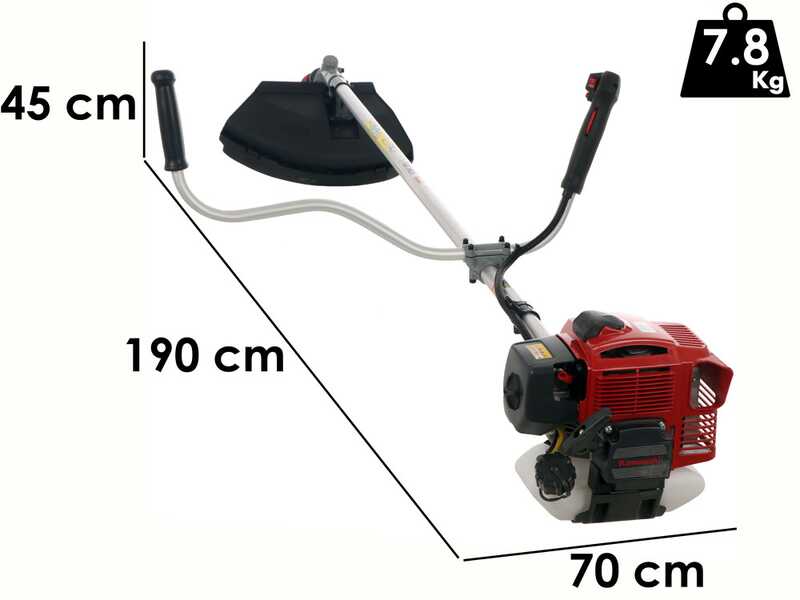 EuroMech TJ 45 EC - D&eacute;broussailleuse thermique avec guidon - Moteur Kawasaki