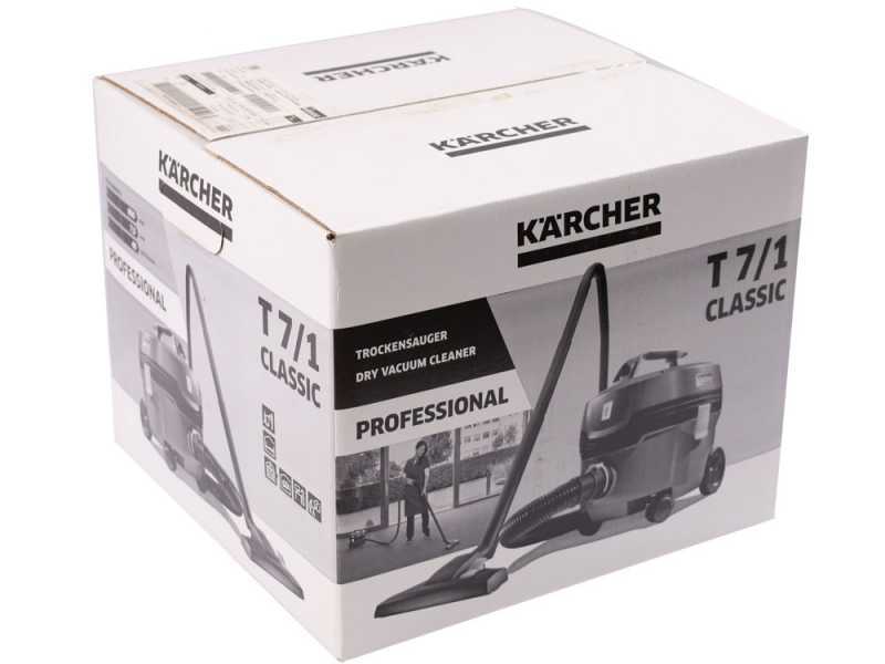 Karcher Pro T 7/1 Classic - Aspirateur professionnel ULTRA silencieux - 850W