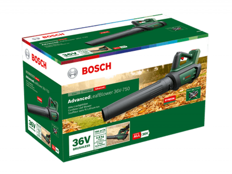 Bosch Advanced Leaf Blower 36V-750 - Souffleur &eacute;lectrique &agrave; batterie - SANS BATTERIE NI CHARGEUR