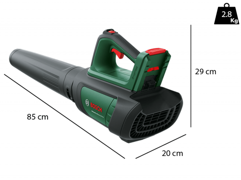 Bosch Advanced Leaf Blower 36V-750 - Souffleur &eacute;lectrique &agrave; batterie - SANS BATTERIE NI CHARGEUR