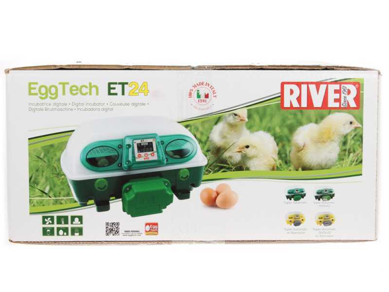 Couveuse pour &oelig;ufs automatique River Systems ET 24 BIOMASTER
