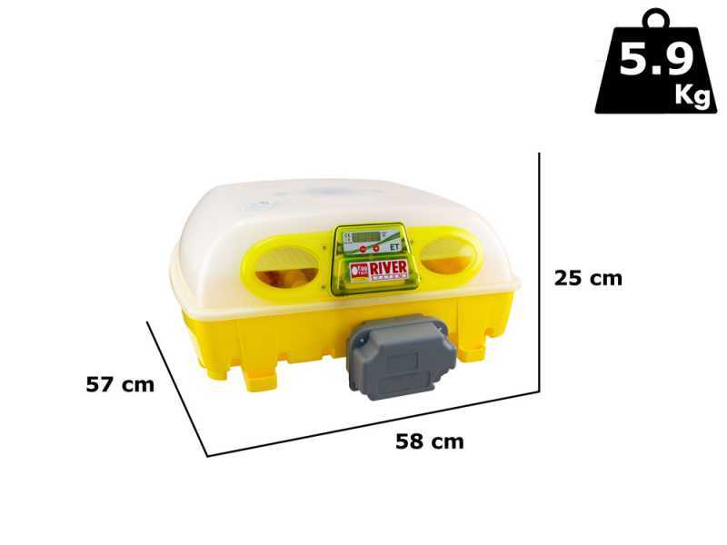 River Systems ET 49 BIOMASTER Couveuse &agrave; &oelig;ufs automatique - 49 &oelig;ufs