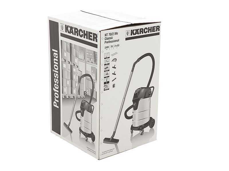 Karcher Pro NT 30/1 Me Classic - Aspirateur solides et liquides - Capacit&eacute; 30 L - 1500 W