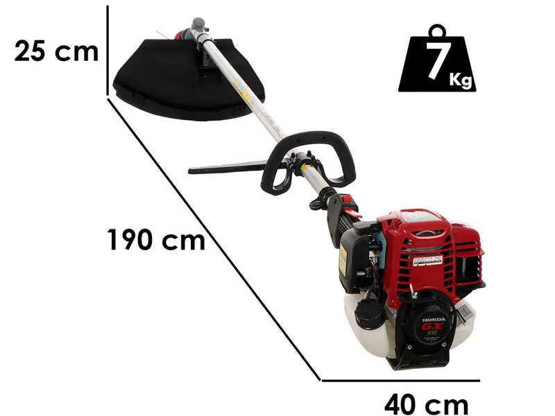 EuroMech HO 35 C - D&eacute;broussailleuse &agrave; essence 4 temps - Moteur Honda GX35