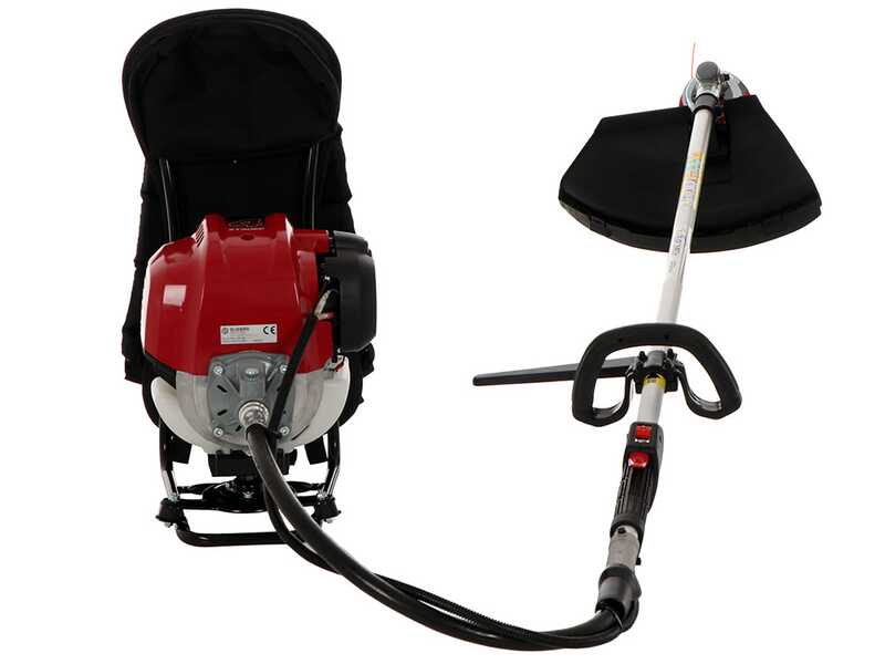EuroMech ZHO 50C - D&eacute;broussailleuse &agrave; dos &agrave; essence 4 temps - Moteur Honda GX50