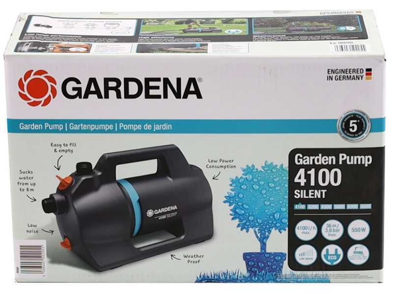Gardena 4100 Silent - Pompe de jardin