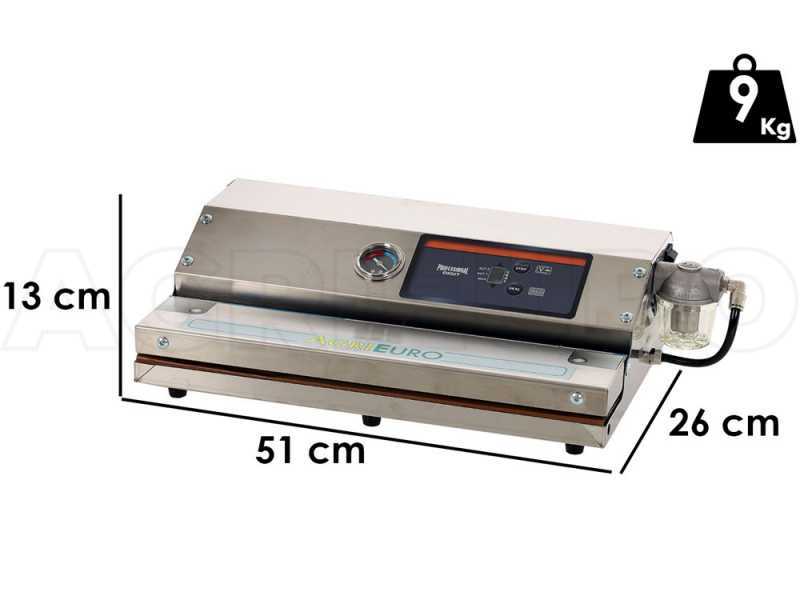 Machine sous vide professionnelle Euro 420 INOX - Barre de soudure 42 cm