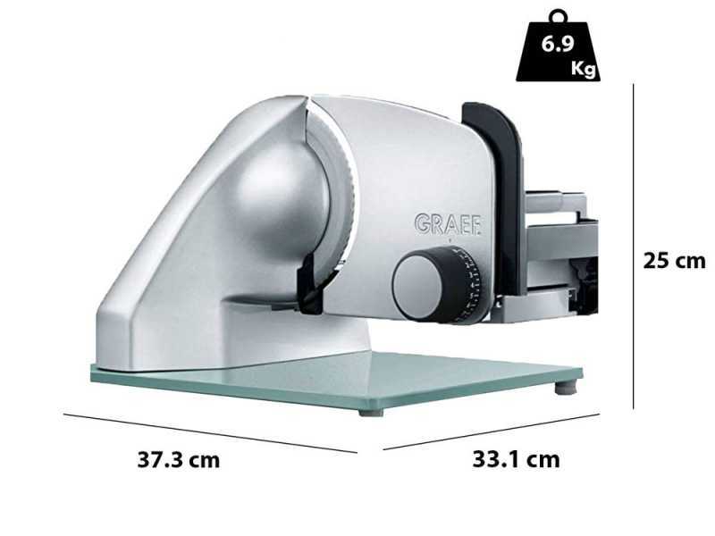 Graef Classic C20 Silver - Trancheuse avec lame de 170 mm