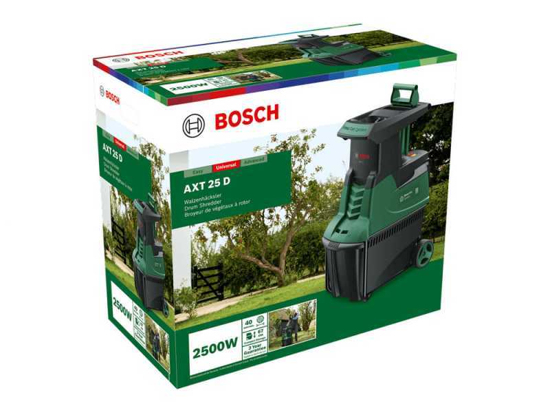 Bosch AXT 25 D - Broyeur &eacute;lectrique - Bac de r&eacute;cup&eacute;ration 53 L
