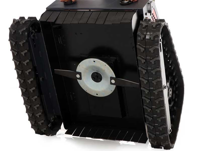 BlueBird FM 23-53 - Robot tondeuse sur chenilles hybride (thermique + batterie) - Radiocommand&eacute;