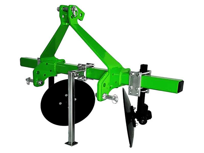 D&eacute;compacteur Seven Italy simply &agrave; 3 dents - Ch&acirc;ssis de 120 cm