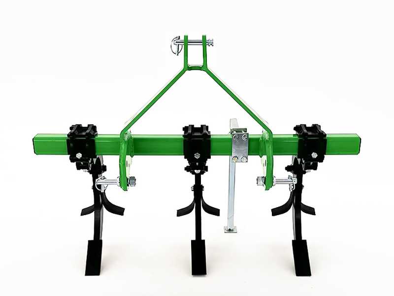 D&eacute;compacteur Seven Italy simply &agrave; 3 dents - Ch&acirc;ssis de 120 cm