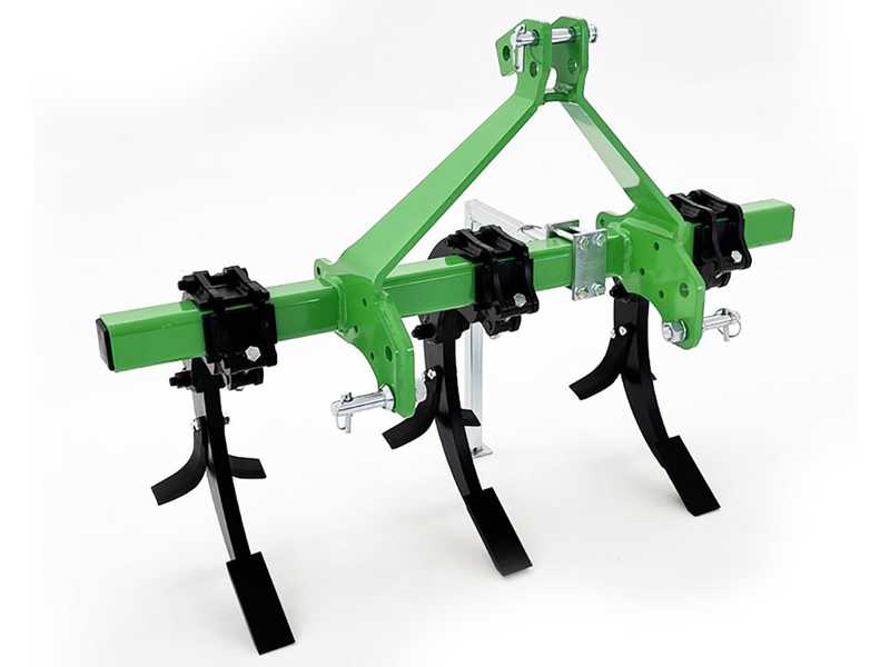 D&eacute;compacteur Seven Italy simply &agrave; 3 dents - Ch&acirc;ssis de 120 cm