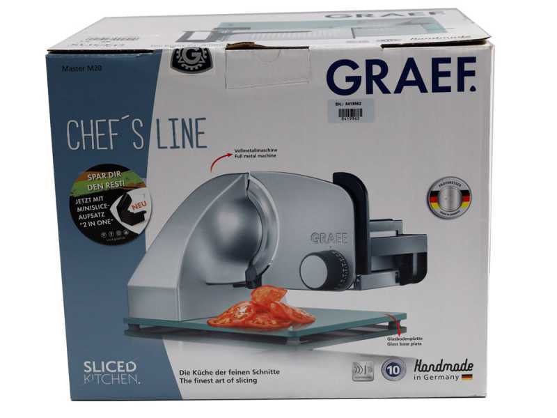 Graef Master M20 - Trancheuse avec lame de 170 mm