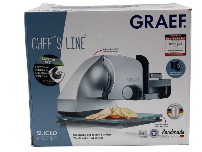 Graef Master M90 Sliver - Trancheuse 2 en 1 avec trancheuse &agrave; l&eacute;gumes  - Lame de 170 mm