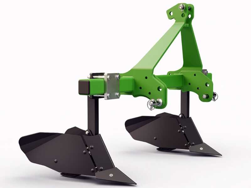 Seven Italy Simply - Butteur &agrave; 2 dents  - Ch&acirc;ssis de 120 cm - Pour tracteurs avec attelage &agrave; trois points