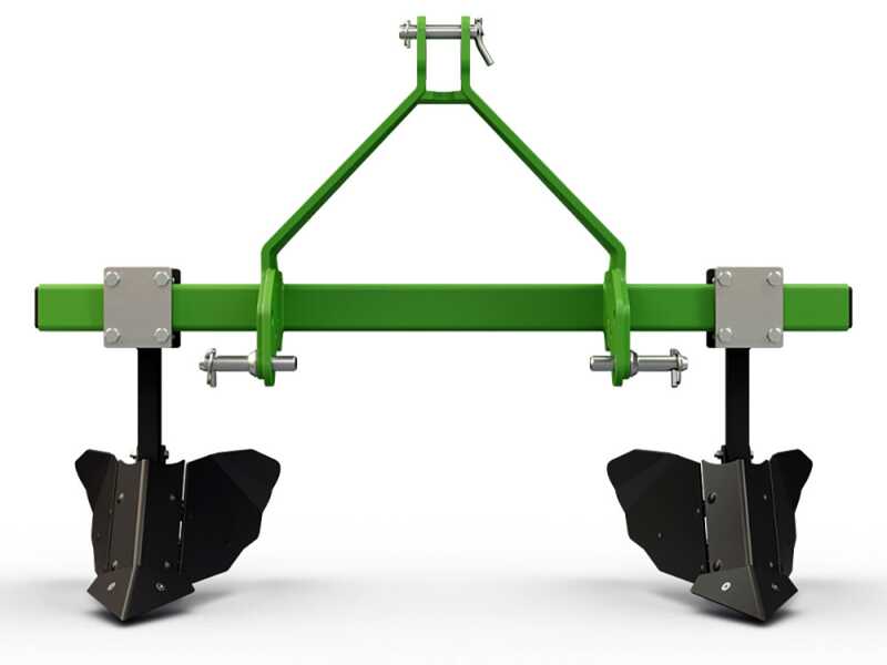Seven Italy Simply - Butteur &agrave; 2 dents  - Ch&acirc;ssis de 120 cm - Pour tracteurs avec attelage &agrave; trois points
