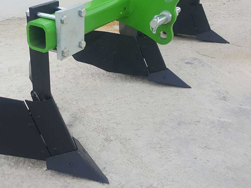 Seven Italy Big - Butteur &agrave; 3 dents - Ch&acirc;ssis de 160 cm - Pour tracteurs avec attelage &agrave; trois points