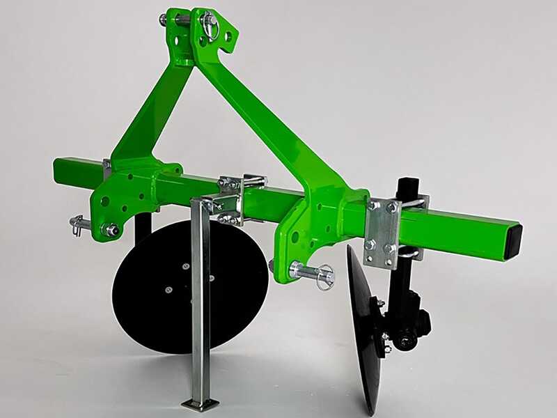 Seven Italy Simply - Butteur - S&eacute;rie l&eacute;g&egrave;re - Ch&acirc;ssis 120 cm - Pour tracteurs avec attelage &agrave; trois points