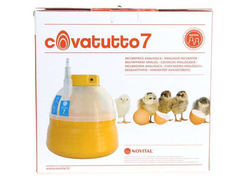 Couveuse digitale pour &oelig;ufs Novital Covatutto 7 new