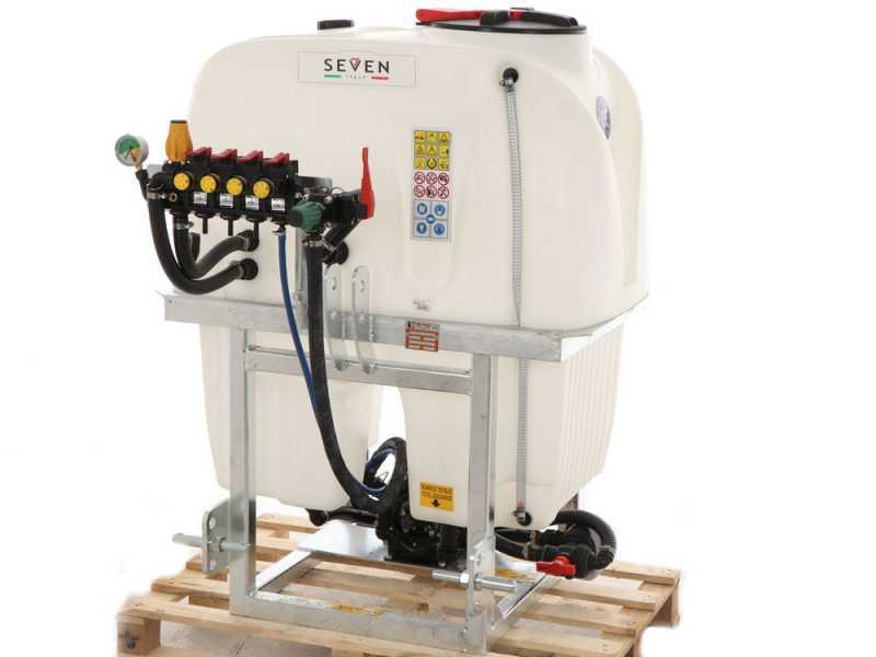 Seven Italy 400L - Pulv&eacute;risateur port&eacute; pour d&eacute;sherbage - Pompe Comet BP75
