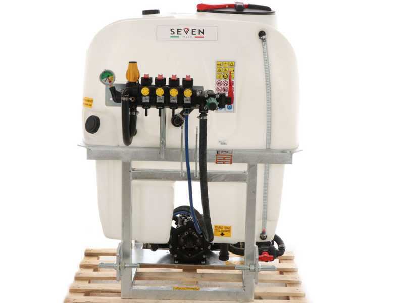 Seven Italy 400L - Pulv&eacute;risateur port&eacute; pour d&eacute;sherbage - Pompe Comet BP75