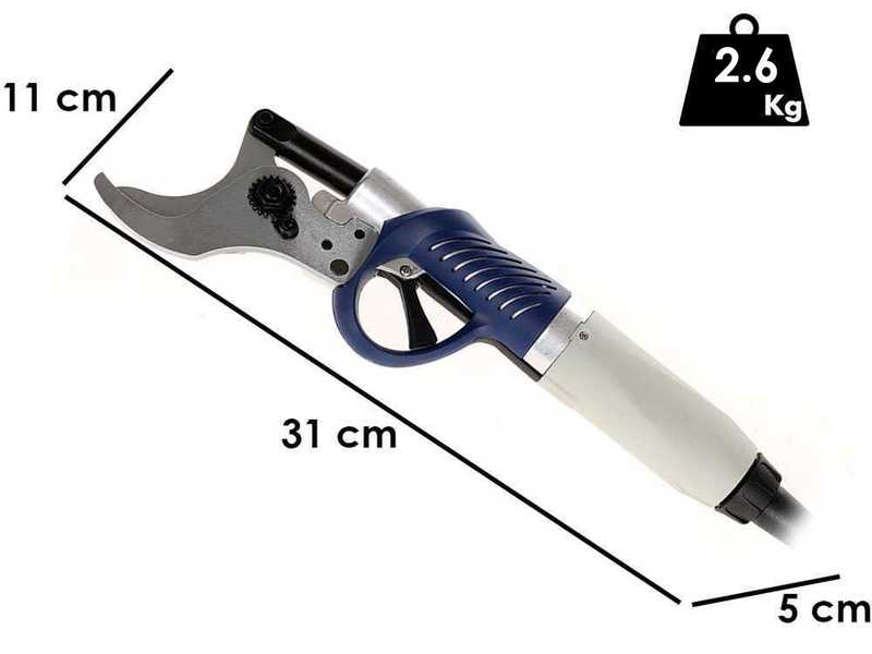 BullMach ARTEMIS 45 Pro - S&eacute;cateur &eacute;lectrique de taille - 36V 4Ah