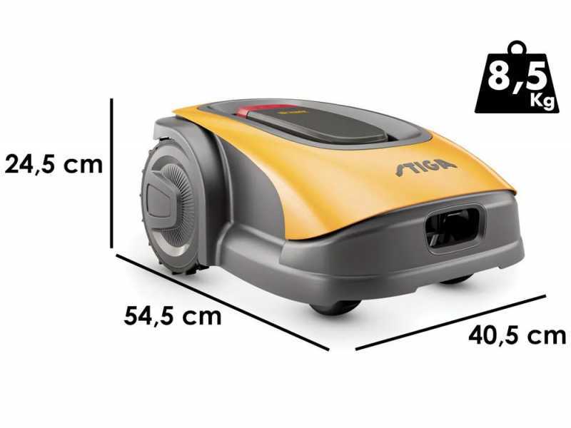 Robot tondeuse Stiga A 1500 avec batterie E-Power de 5 Ah