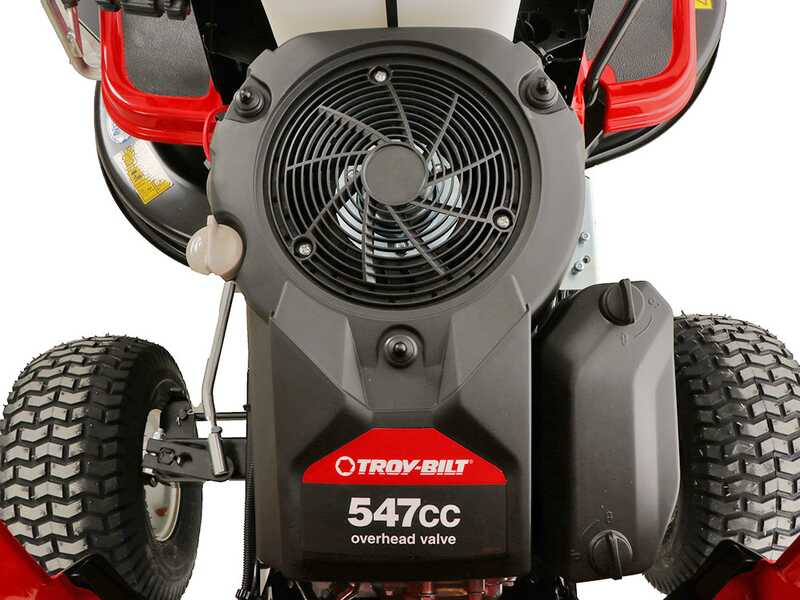 Tracteur tondeuse  MTD Bronco 107T-S Troy Bilt - transmission continue CVT - &eacute;jection lat&eacute;rale