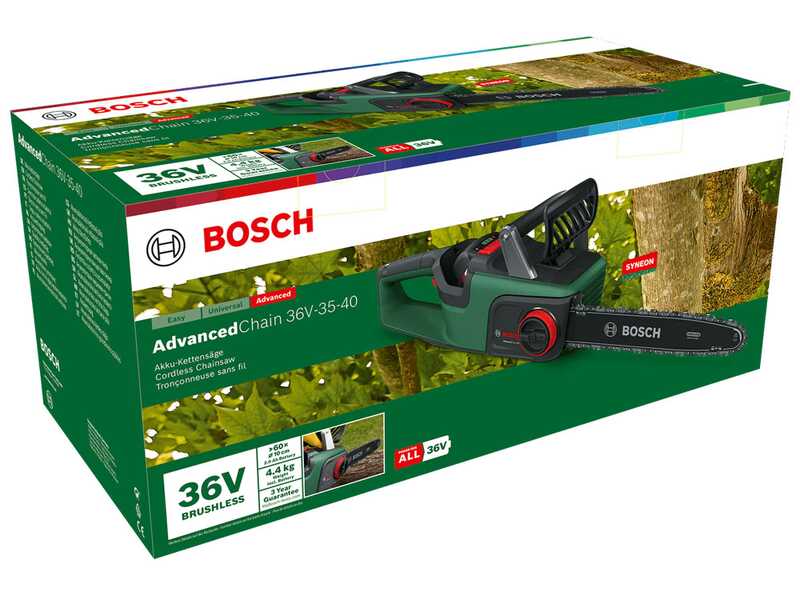 Tron&ccedil;onneuse &agrave; batterie Bosch AdvancedChain 36V-35-40 - 36V 2Ah