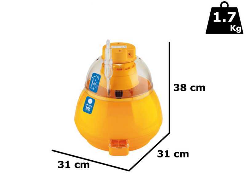 Novital Covatutto 16L - Couveuse &agrave; &oelig;ufs manuelle - 16 &oelig;ufs