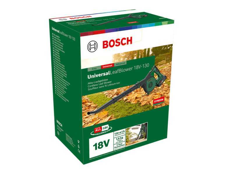 Bosch Universal Leaf Blower 18V - Souffleur &eacute;lectrique &agrave; batterie - 18V 2.5Ah