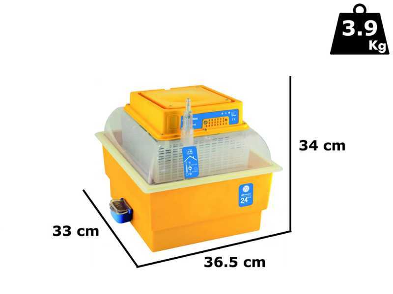 Couveuse pour &oelig;ufs semi-automatique Novital Covatutto 24 eco