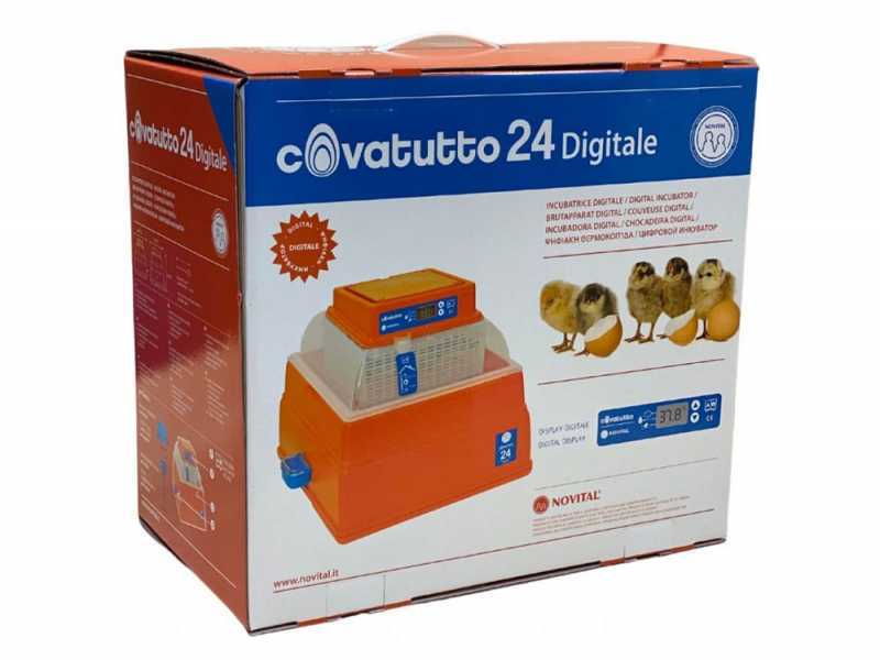 Novital Covatutto 24 digitale - Couveuse pour oeufs manuelle - 24 oeufs
