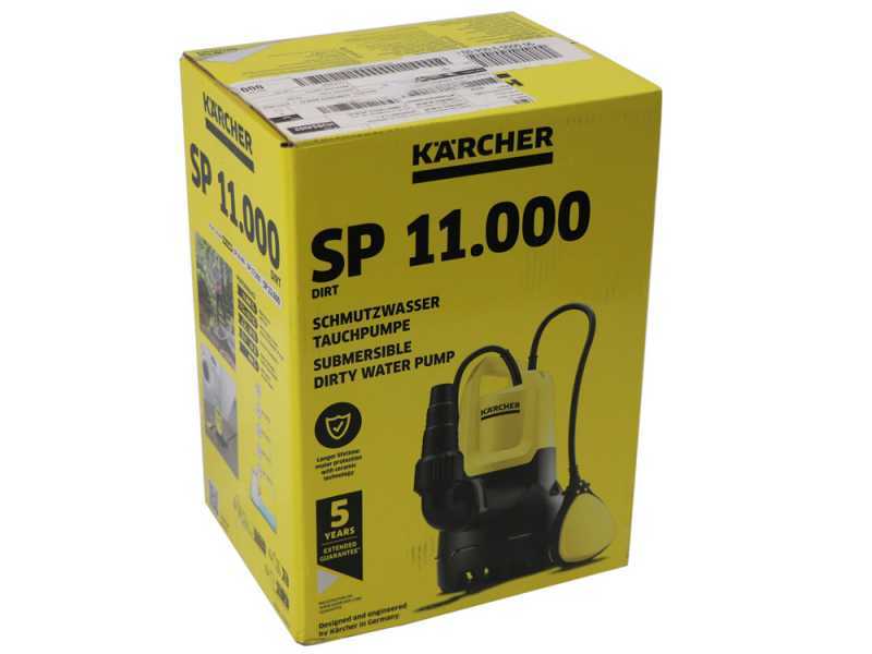 Karcher SP 11.000 Dirt - Pompe d'&eacute;vacuation &eacute;lectrique pour eaux charg&eacute;es - 11000 l/h