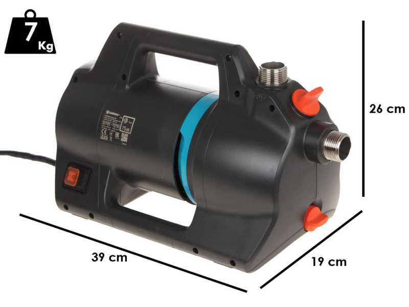 Gardena 4300 Silent - Pompe de jardin &eacute;lectrique auto-amor&ccedil;ante - 650 W