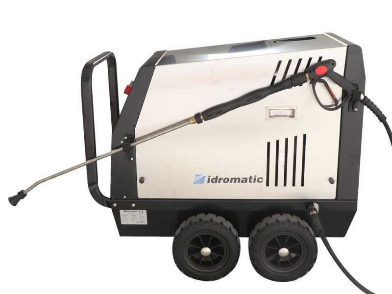 Idromatic Astra 150.15 - Nettoyeur haute pression &agrave; eau chaude triphas&eacute; - pompe en laiton