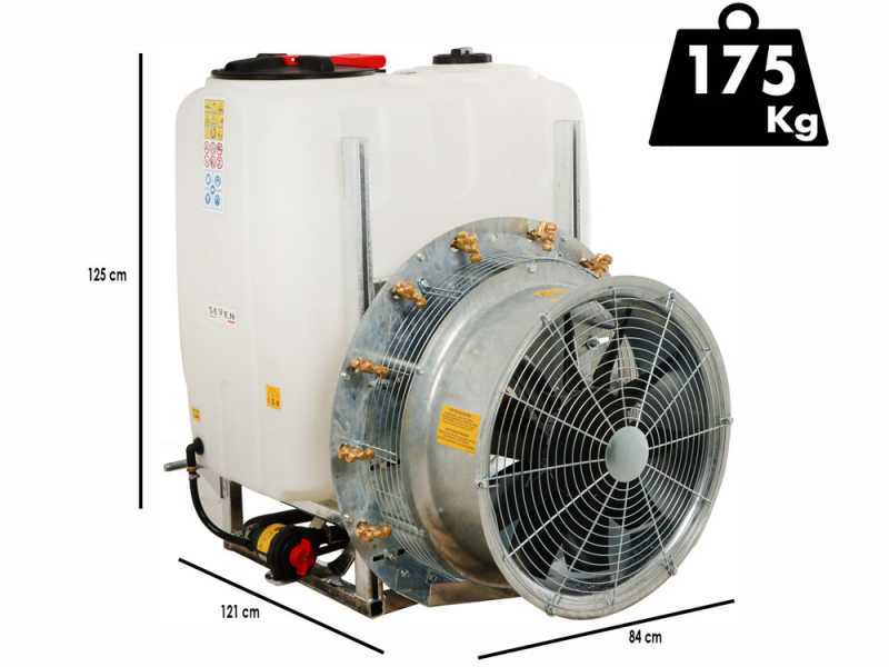 Seven Italy 300 -  Atomiseur port&eacute; avec raccord &agrave; tracteur pour pulv&eacute;risation - Capacit&eacute; 300 L - Pompe APS 51