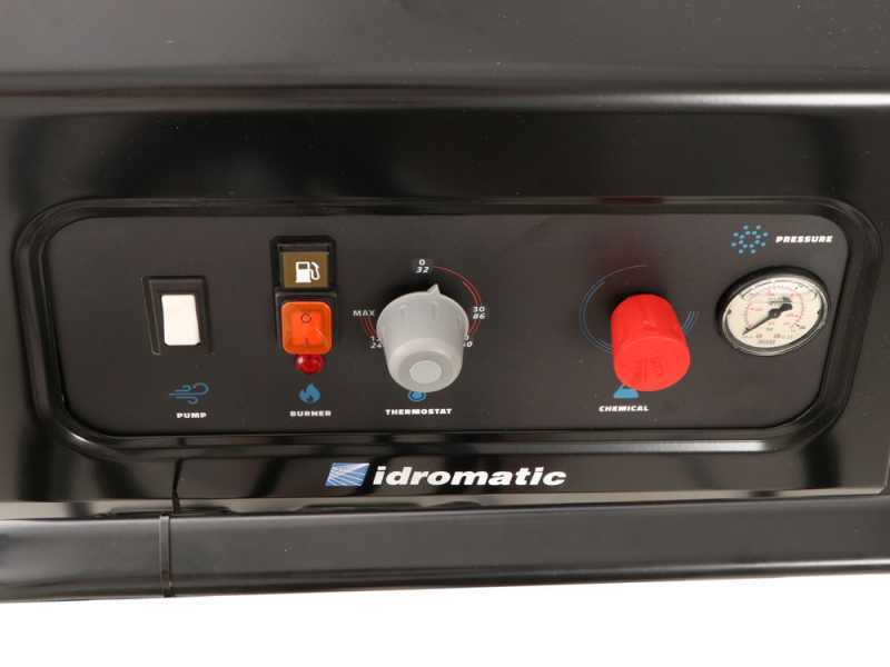Idromatic Eco 170.13 - Nettoyeur haute pression triphas&eacute; &agrave; eau chaude - pompe en laiton