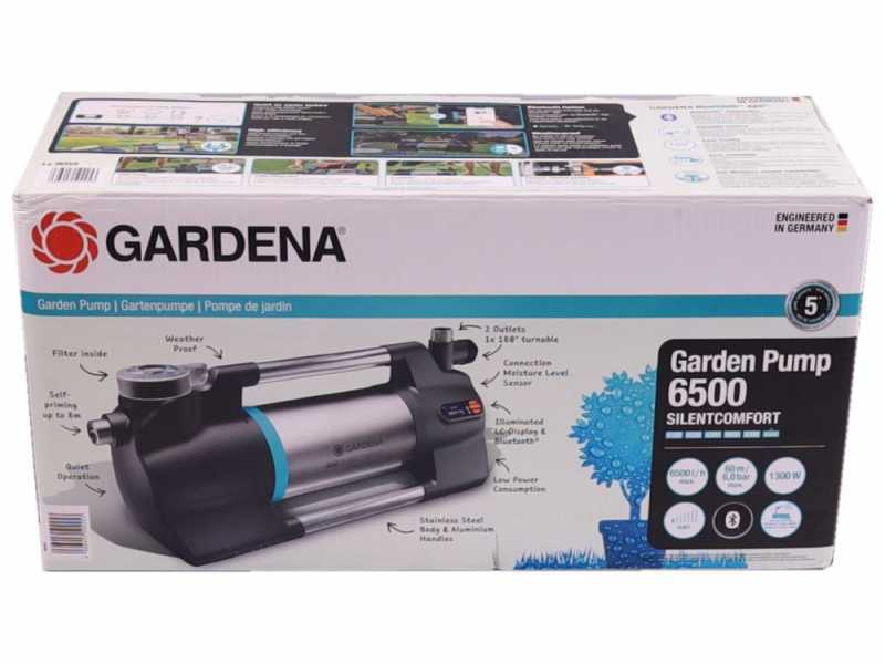 Gardena 6500 SilentComfort &ndash; Pompe &eacute;lectrique de jardin pour arrosage  &ndash; Contr&ocirc;le via Bluetooth - 1300 W