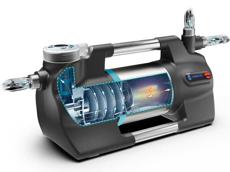 Gardena 6500 SilentComfort &ndash; Pompe &eacute;lectrique de jardin pour arrosage  &ndash; Contr&ocirc;le via Bluetooth - 1300 W