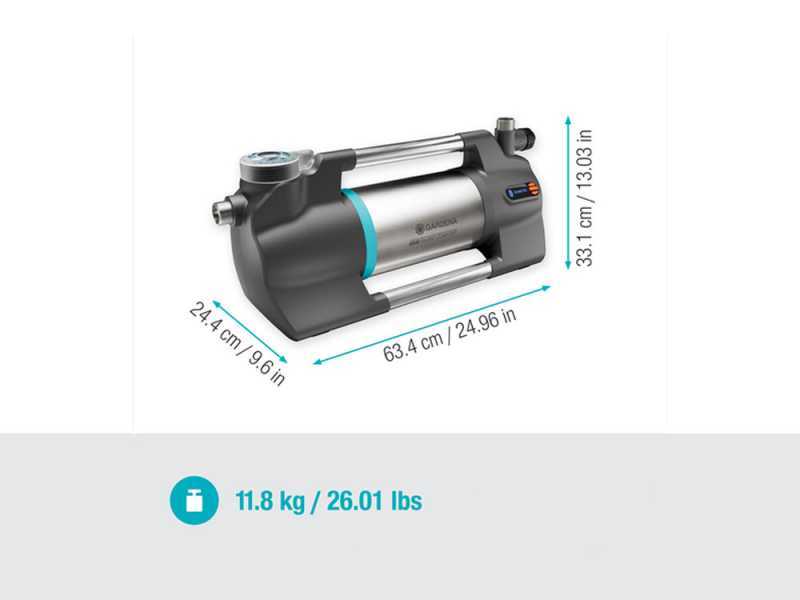 Gardena 6500 SilentComfort &ndash; Pompe &eacute;lectrique de jardin pour arrosage  &ndash; Contr&ocirc;le via Bluetooth - 1300 W