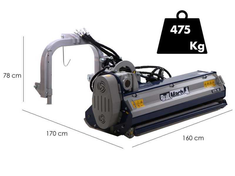 BullMach Estia 140 - Broyeur d'accotement pour tracteur - S&eacute;rie moyenne