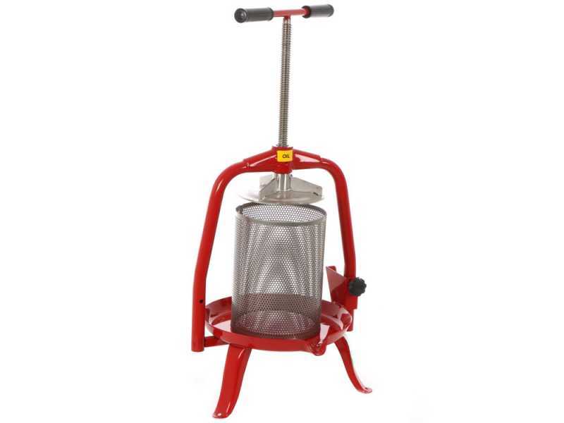 Baesso V20 - Pressoir &agrave; vis pour fruits et l&eacute;gumes 9 L &ndash; Cage en acier inoxydable