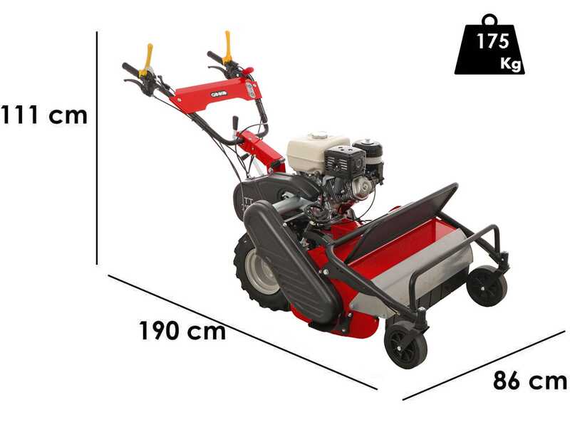 Ginko TT790 - Tondeuse d&eacute;broussailleuse professionelle &agrave; couteaux - Moteur Honda GX270